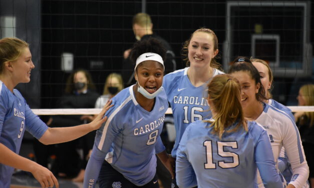 UNC Volleyball Sweeps Boston College For Third Straight ACC Win