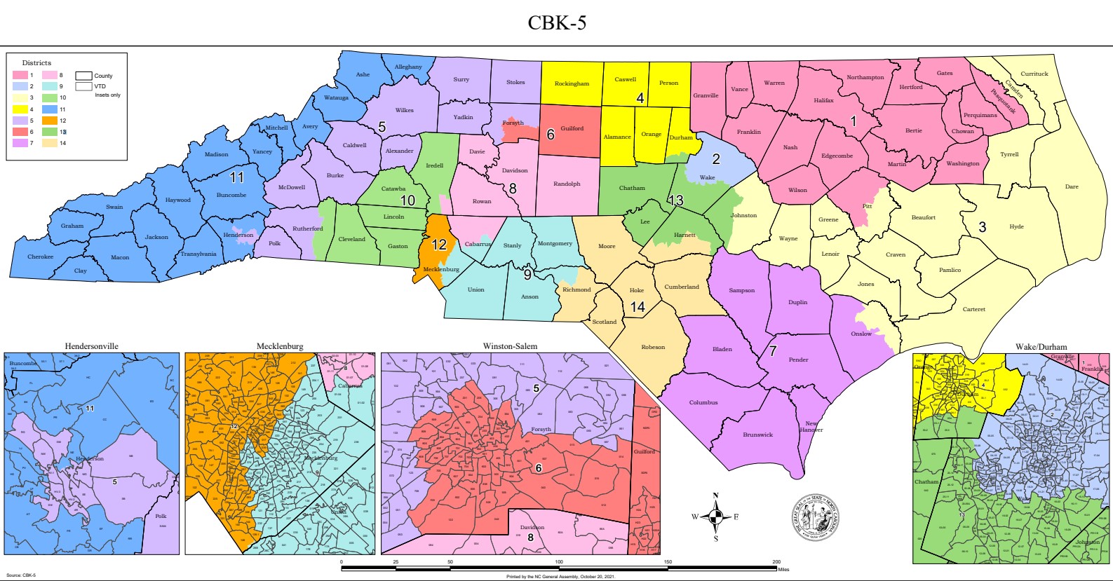 Redistricting Options From NC Senators Released to Public - Chapelboro.com