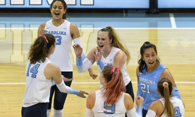 UNC Volleyball Sweeps Duke for Sixth Straight Win