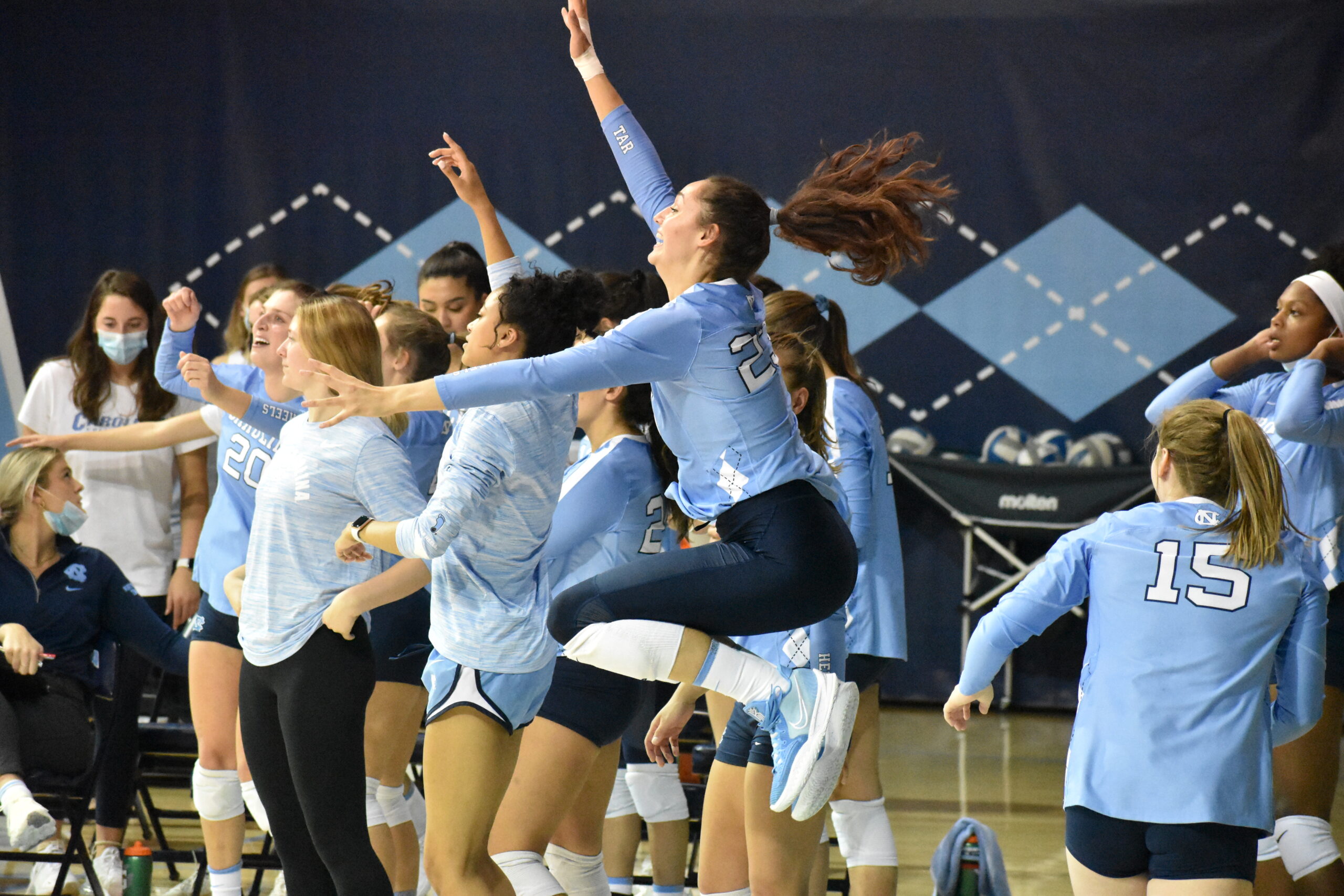 UNC Volleyball Outlasts Clemson In Five-Set Halloween Thriller