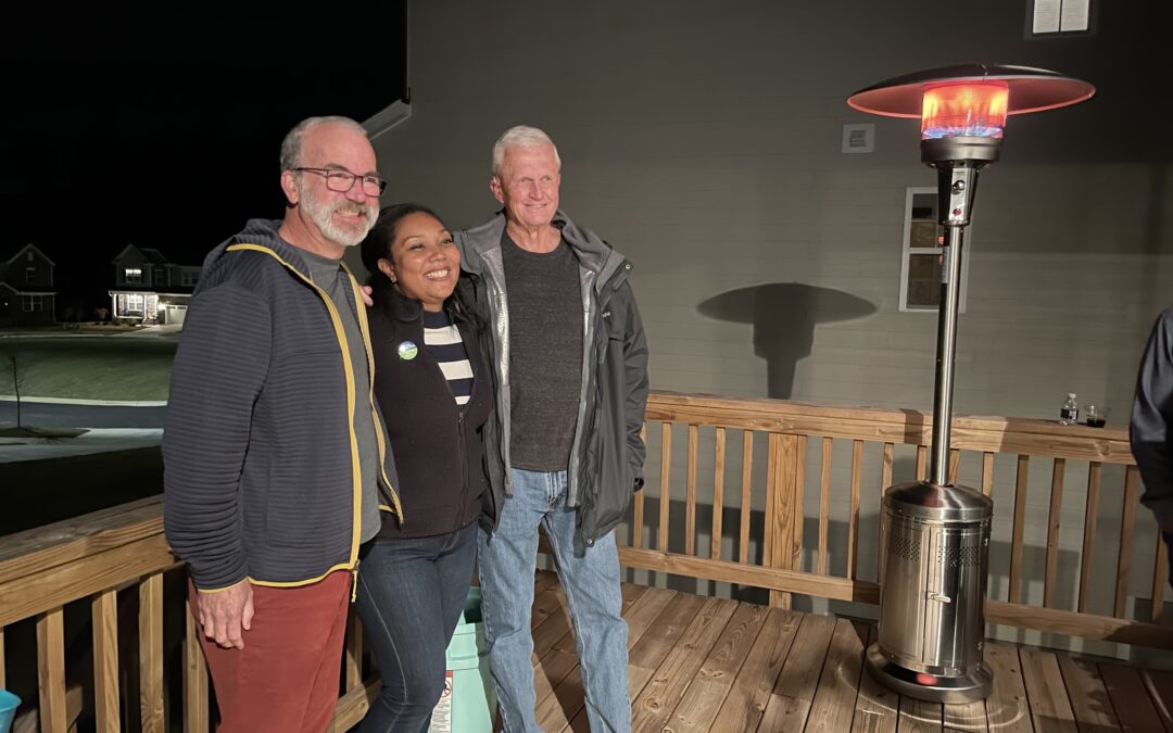 Griffin, Jenkins and Sharp Win CHCCS Election, Celebrate Victory Together