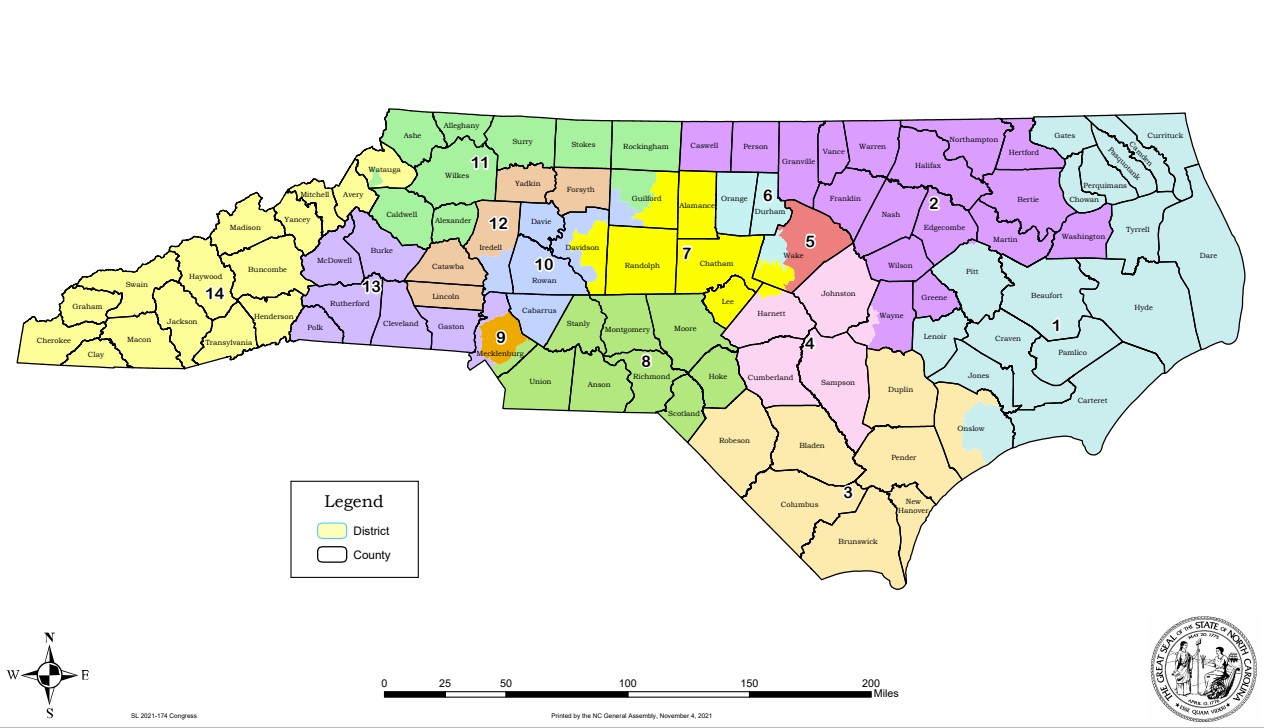 North Carolina Legislators Finalize Redistricting Maps - Chapelboro.com