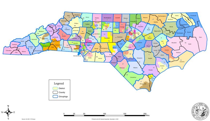 North Carolina Legislators Finalize Redistricting Maps - Chapelboro.com