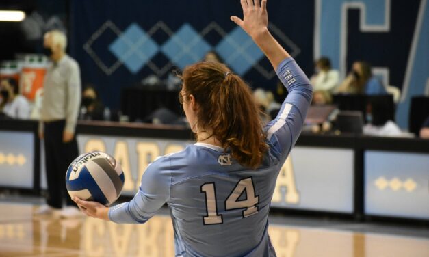 UNC Volleyball Drops Home Match to Notre Dame