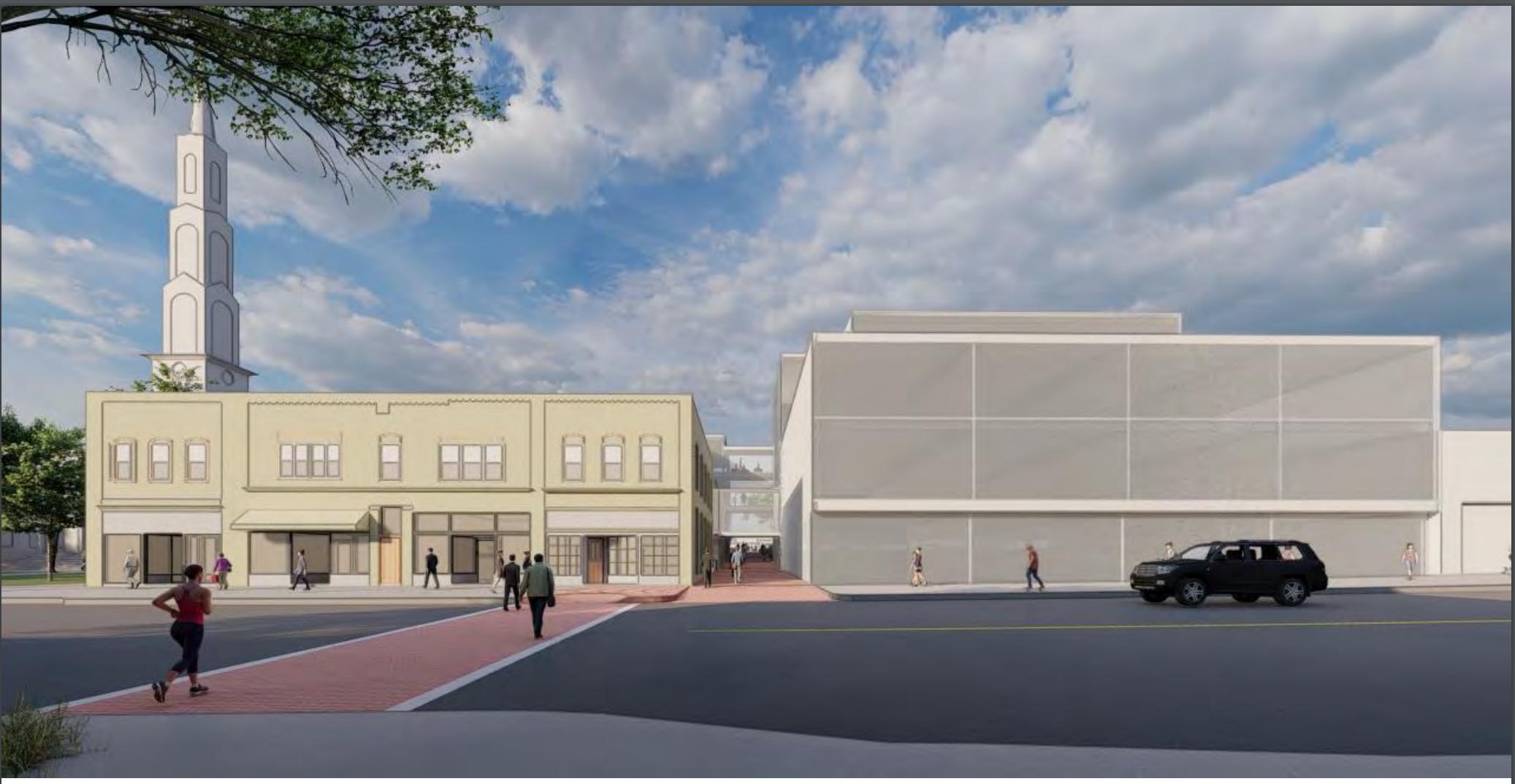 Proposed Porthole Alley Redevelopment Plans Preserve Carolina Coffee Shop