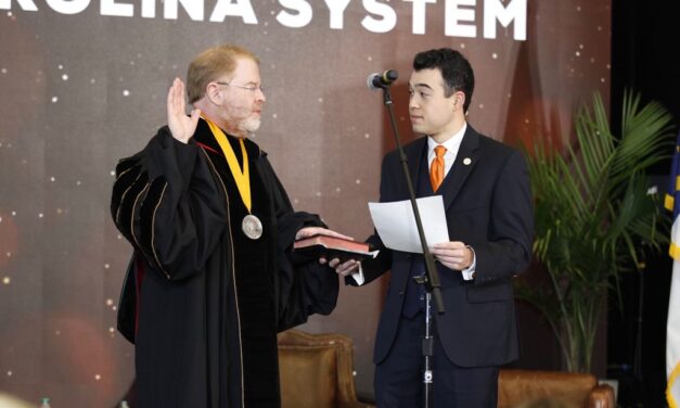 UNC System Celebrates 50 Years, Swears in President Peter Hans