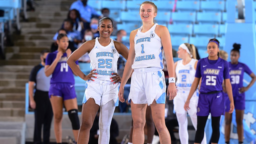 Hot-Shooting UNC Women’s Basketball Torches James Madison, Moves to 8-0