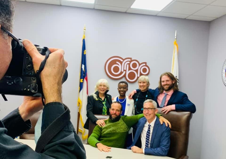 Carrboro Town Council Swears In New Mayor, Council Members