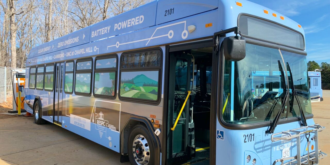 Electric Buses Returning to Chapel Hill Following December Fire