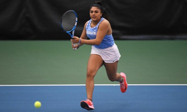UNC Women’s Tennis Sweeps Tuesday Doubleheader