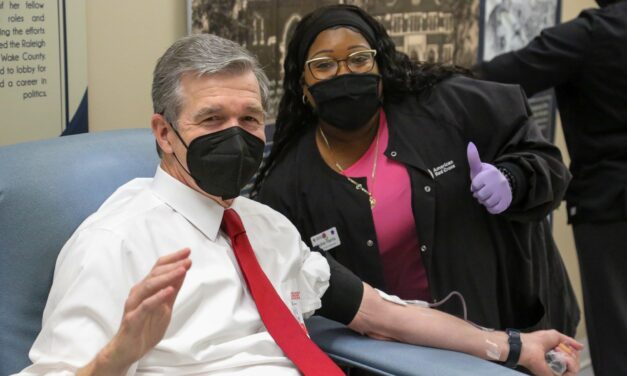 Governor Roy Cooper Donates Blood Amid Nationwide Shortage
