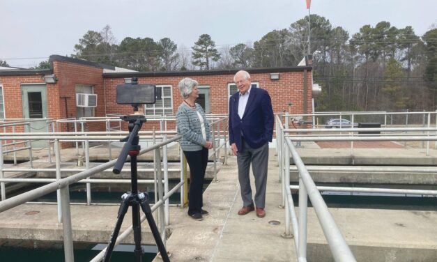 Rep. Price Visits Pittsboro, Discusses Federal Infrastructure Plan With Mayor Perry