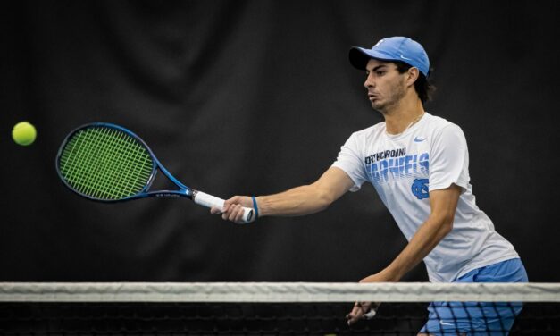 UNC Men’s Tennis Sweeps Wednesday Doubleheader