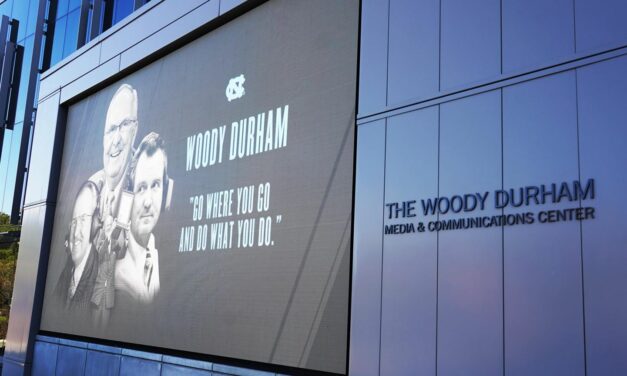 UNC Athletics Media Center Named for Woody Durham