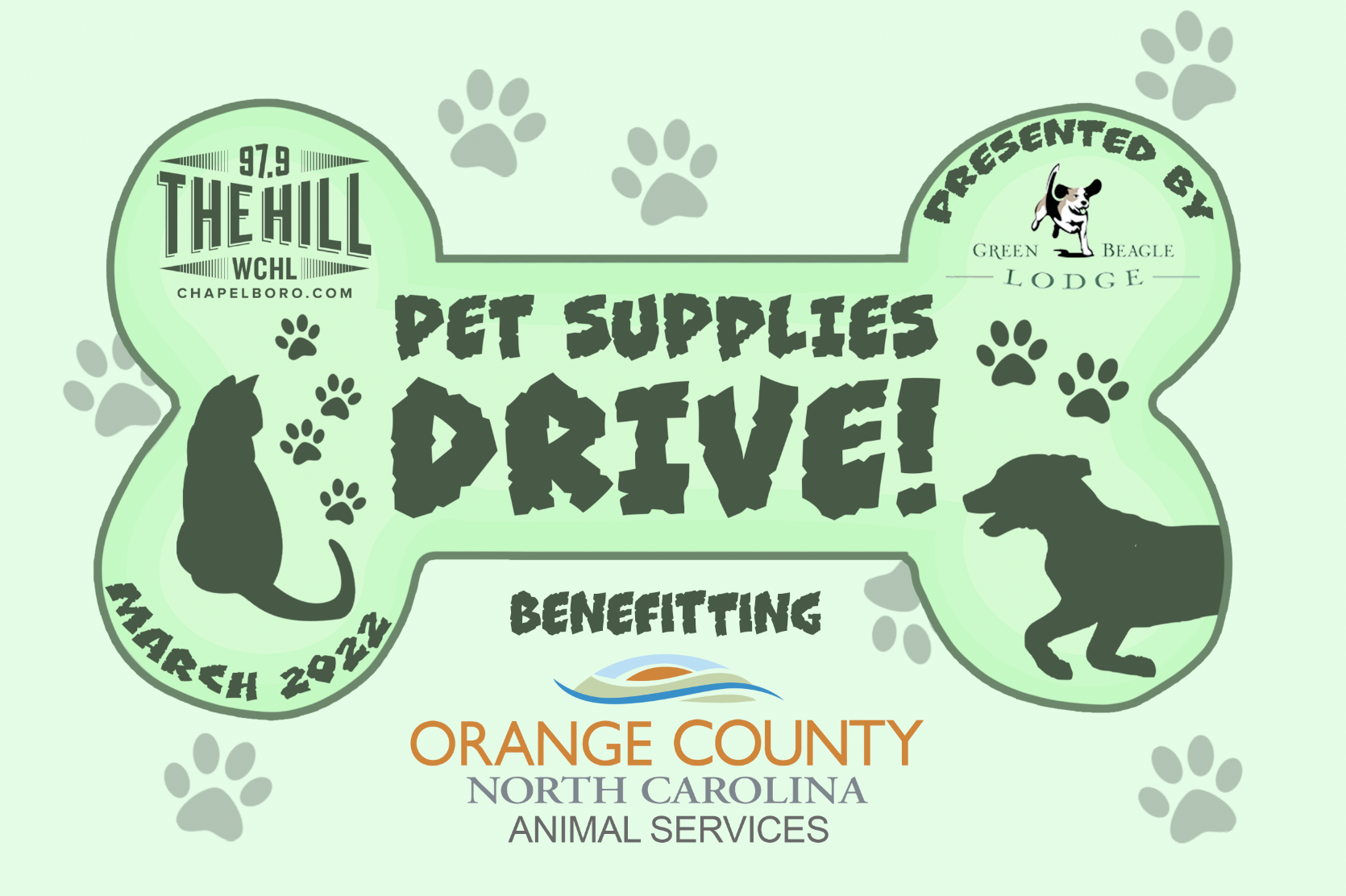 Donate to the Pet Supplies Drive presented by Green Beagle Lodge