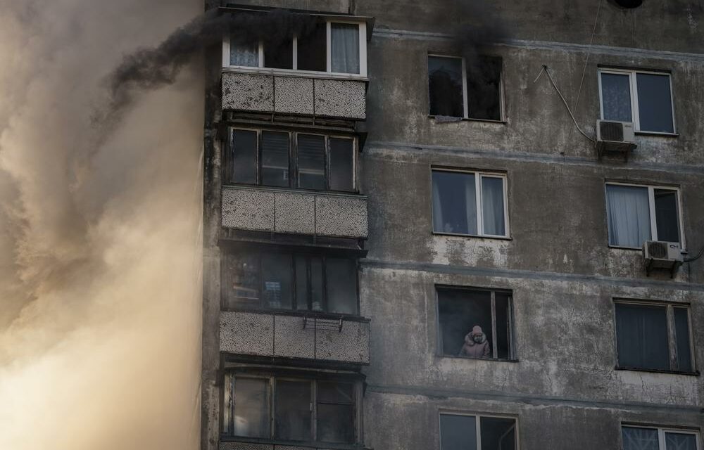 Ukraine’s Capital Barraged; 3 EU Nation Leaders to Visit
