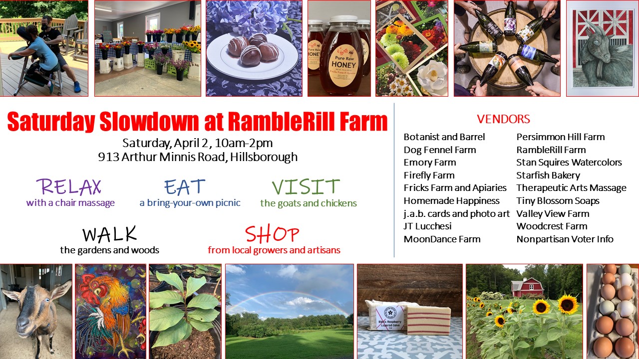 April Flyer Saturday Slowdown 4.2.22