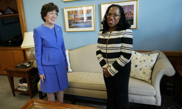 GOP Sen. Collins Says She’ll Back Jackson for Supreme Court