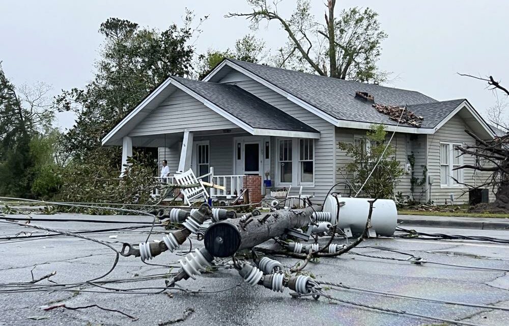 Residents Clear Trees, Assess Damage From Southern Storms