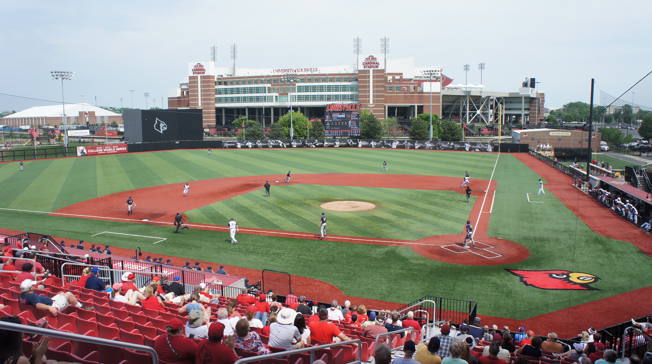 UNC-Louisville Baseball Game Temporarily Halted Due to Bomb Threat;  Cardinals Then Win in Extras 