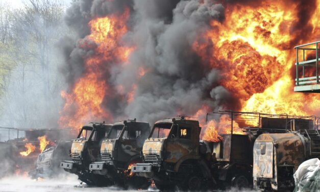 Russia Pounds Ukraine, Targeting Supply of Western Arms