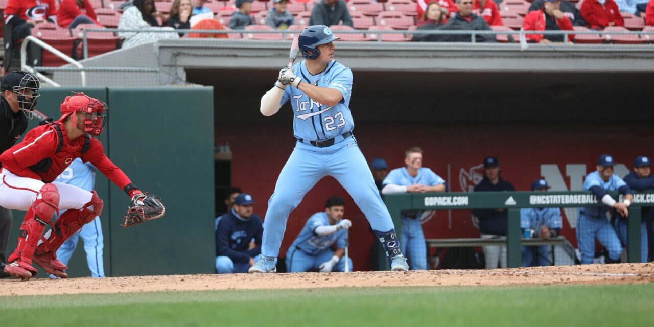 UNC Baseball Splits Sunday Doubleheader at NC State, Wins Weekend Series