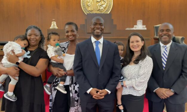 Allen Buansi Sworn in To Succeed Rep. Insko for NC House District 56