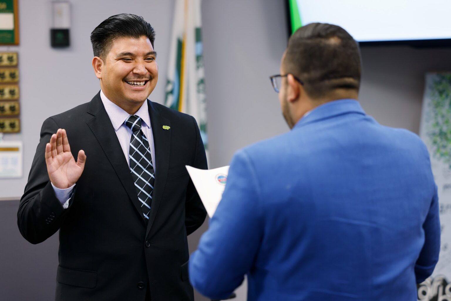 Posada Sworn Into Carrboro Town Council New Comprehensive Plan