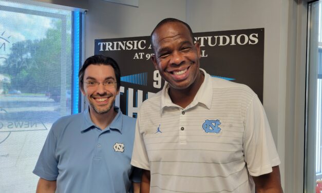 Photo Gallery: UNC Basketball Head Coach Hubert Davis Drops By 97.9 The Hill