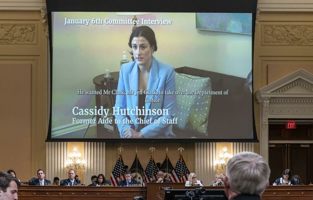 Aide: Trump Dismissed Jan. 6 Threats, Wanted To Join Crowd