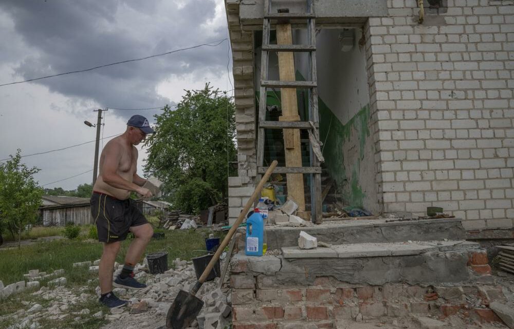 ‘We Cannot Pause Our Lives’: Ukrainians Begin Rebuilding