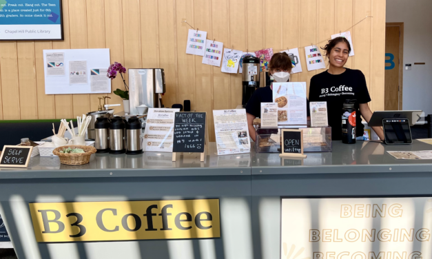 Chapel Hill Public Library Welcomes B3 Coffee Kiosk
