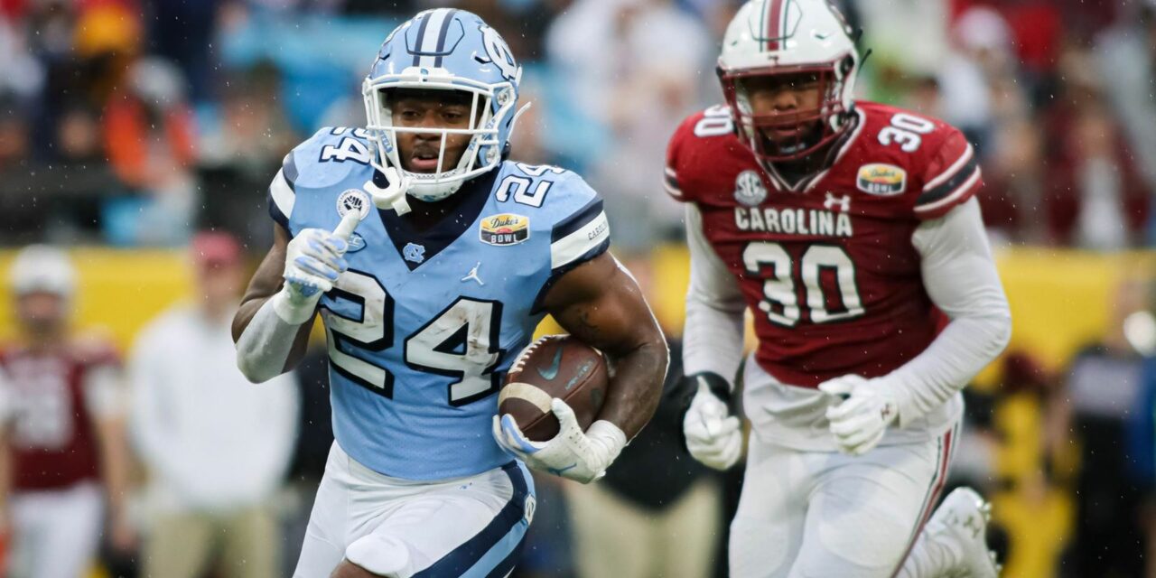 UNC RB British Brooks Out for Season With Lower Body Injury