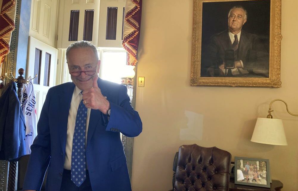 Senate Democrats Pass Budget Package, a Victory for Biden