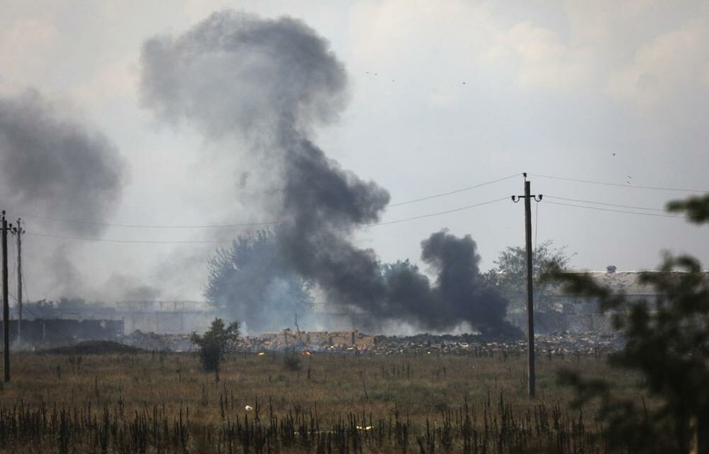 Blasts in Crimea Underscore Russian Forces’ Vulnerability