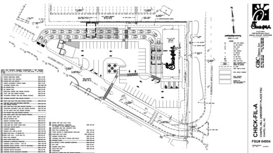 Chick-fil-A Considers Drive-Thru at University Place; Binkley Baptist ...