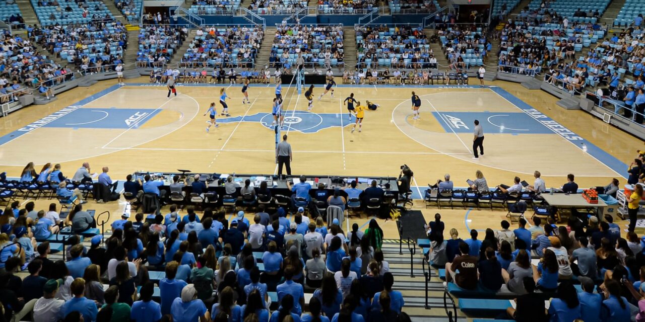 UNC Volleyball Splits Weekend Matches with Michigan State and Michigan ...