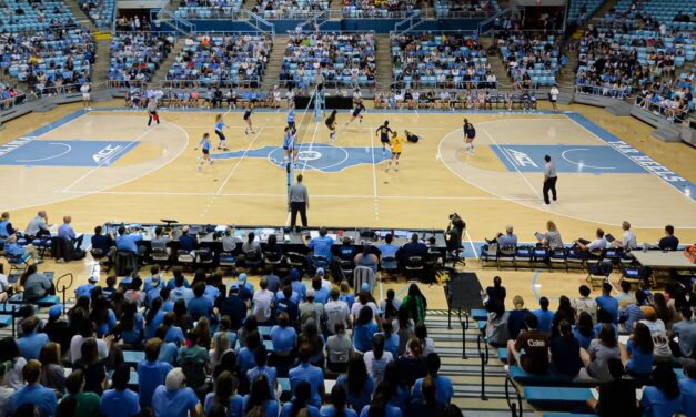 UNC Volleyball Splits Weekend Matches with Michigan State and Michigan