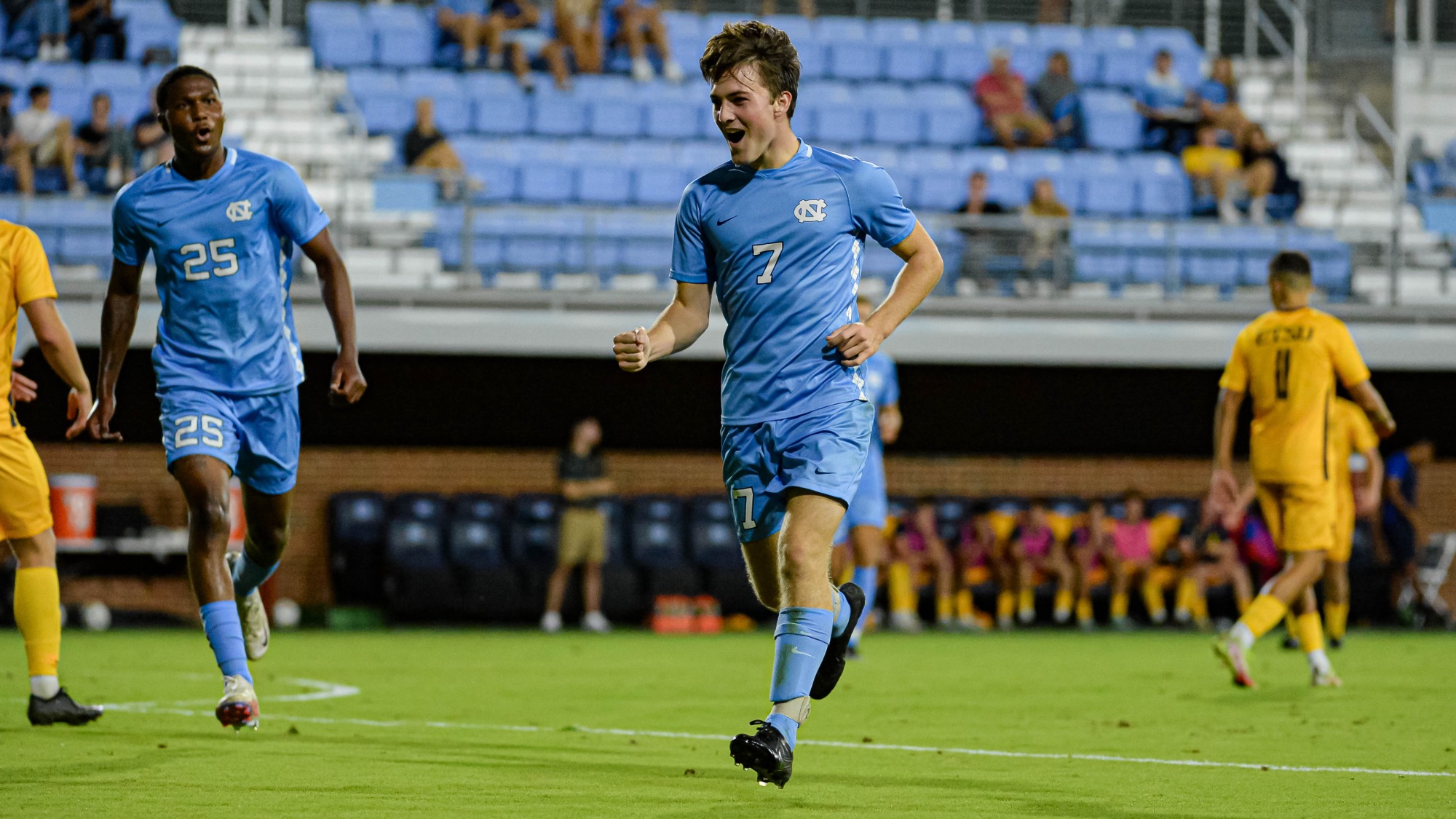 UNC Men's Soccer Snaps Skid With Win Against East Tennessee State