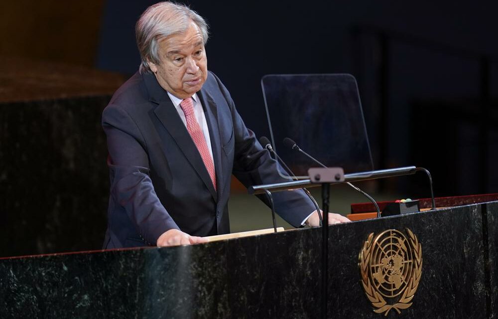 UN Chief Warns Global Leaders: The World Is in ‘Great Peril’