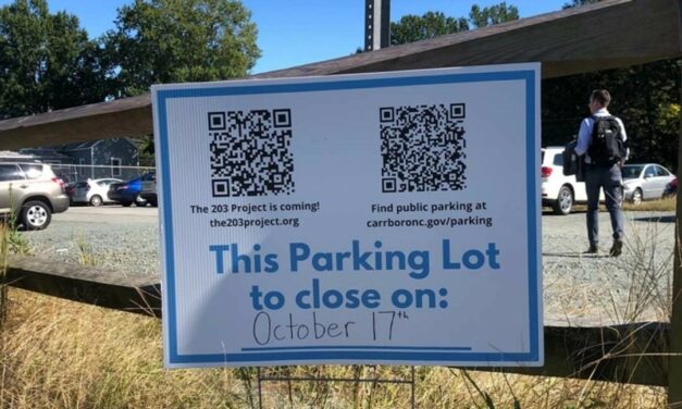 South Greensboro Street Parking Lot to Close October 17