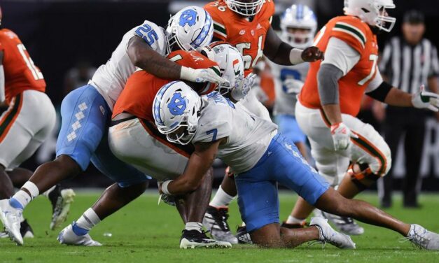 UNC Football Hoping Improved Defense Becomes a Trend at Duke