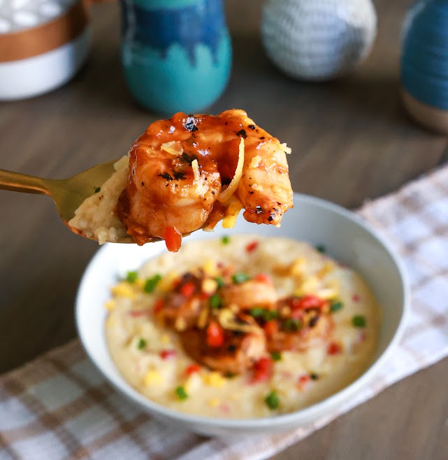 Make It Snappy BBQ Shrimp and Pimento Cheese Grits