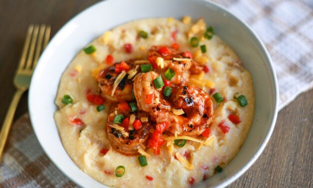 Make It Snappy: BBQ Shrimp and Pimento Cheese Grits