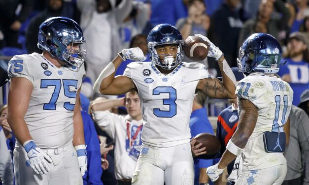 UNC Football Ranked No. 22 in Latest AP Top 25 Poll
