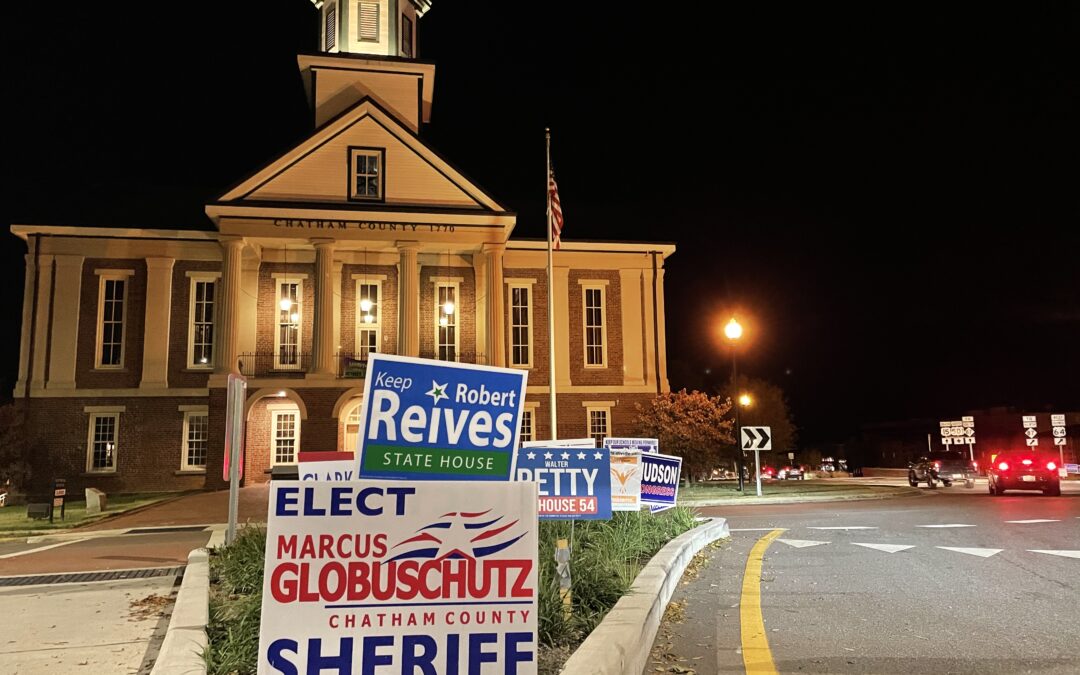 Chatham County to Choose Sheriff, Commissioners and School Board