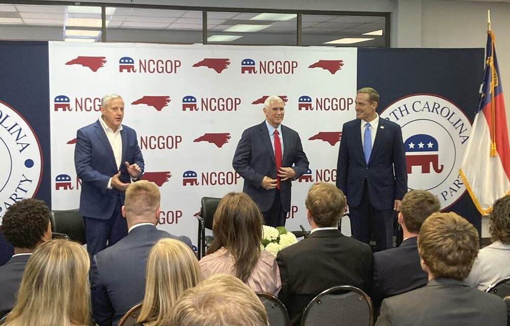 Pence Comes to North Carolina for GOP Senate Candidate Budd