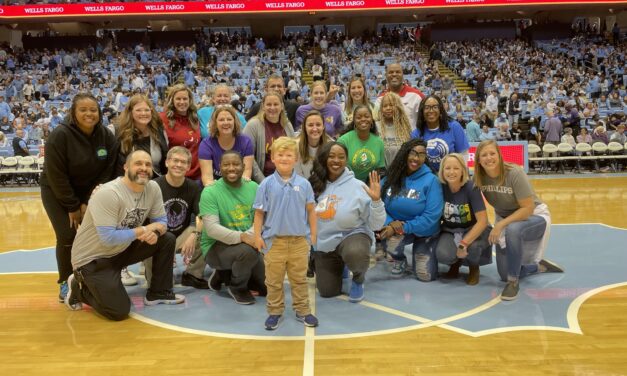 CHCCS Principals and Leaders Honored at UNC Men’s Basketball Game
