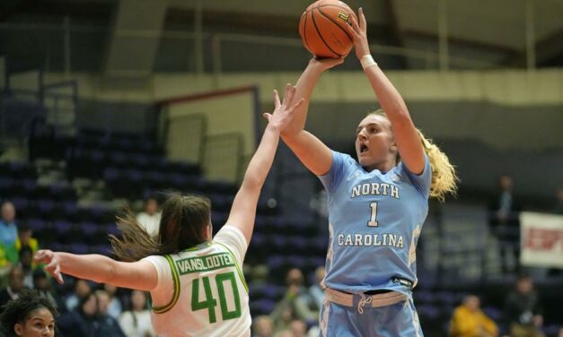 UNC Women’s Basketball Fights Past No. 18 Oregon at Phil Knight Invitational
