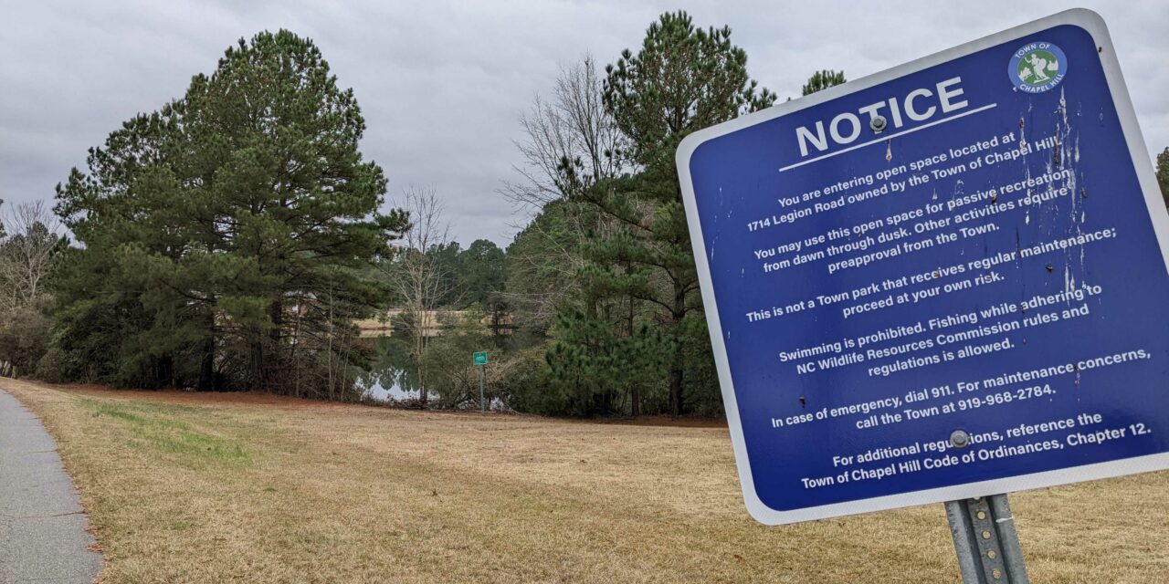 Chapel Hill Shares Latest Pond Removal, Construction Timeline for Legion Road Housing and Park Project